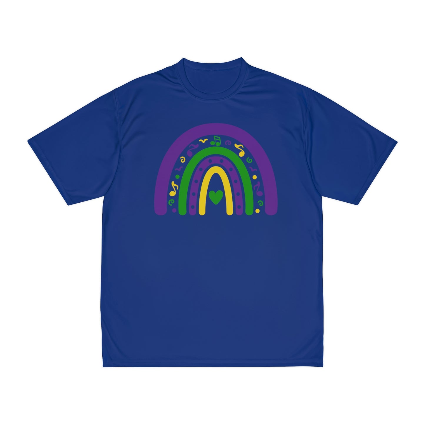 Mardi Gras Rainbow Men's Performance T-Shirt