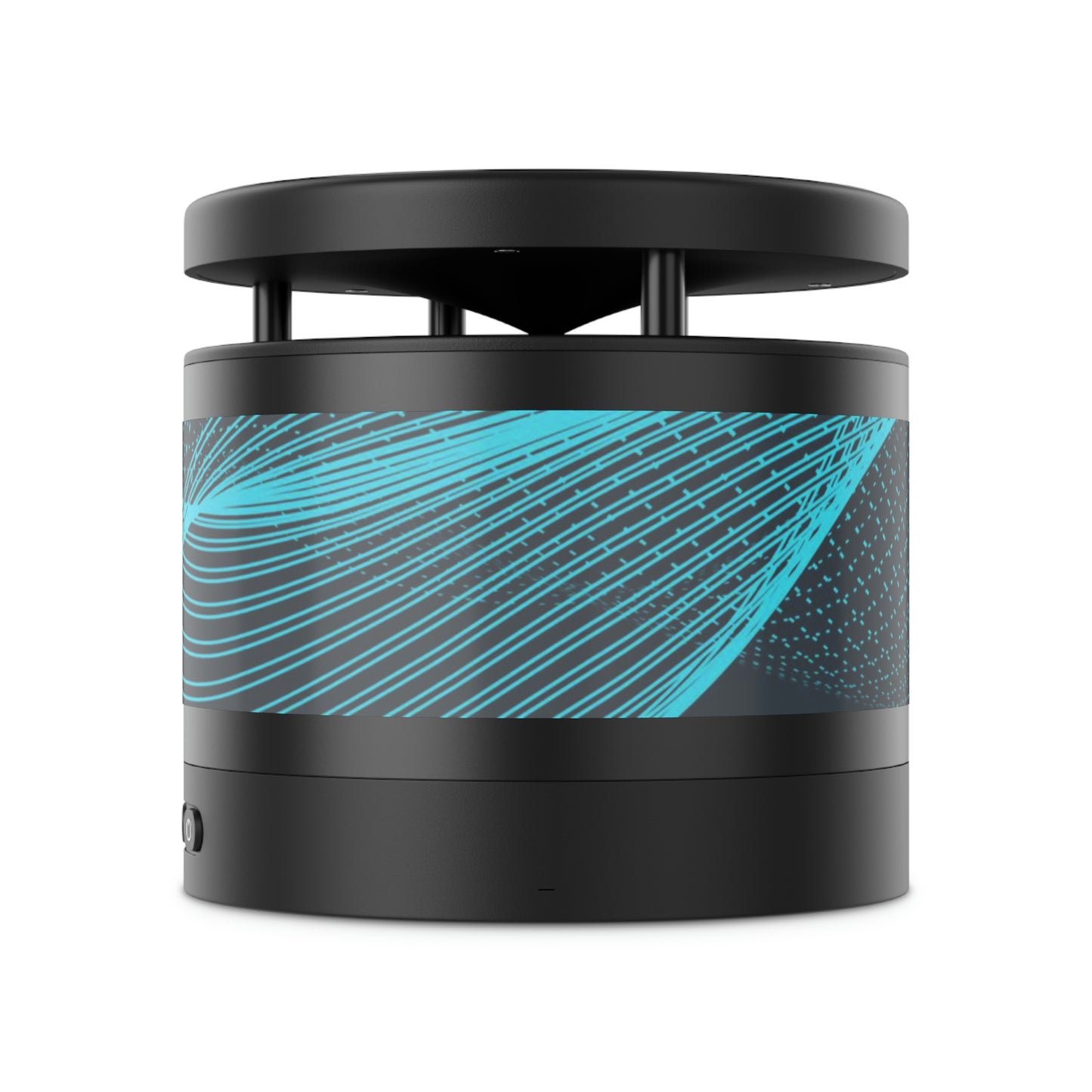 Sound wave Metal Bluetooth Speaker and Wireless Charging Pad