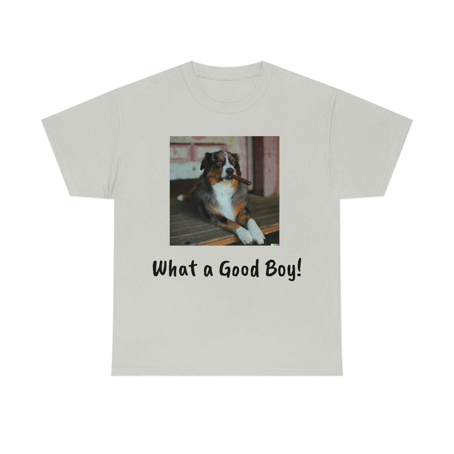 Aussie Smokin a Cigar - Unisex Heavy Cotton Tee