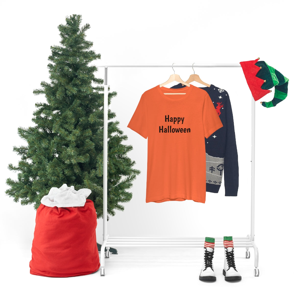 Happy Halloween- Unisex Jersey Short Sleeve Tee