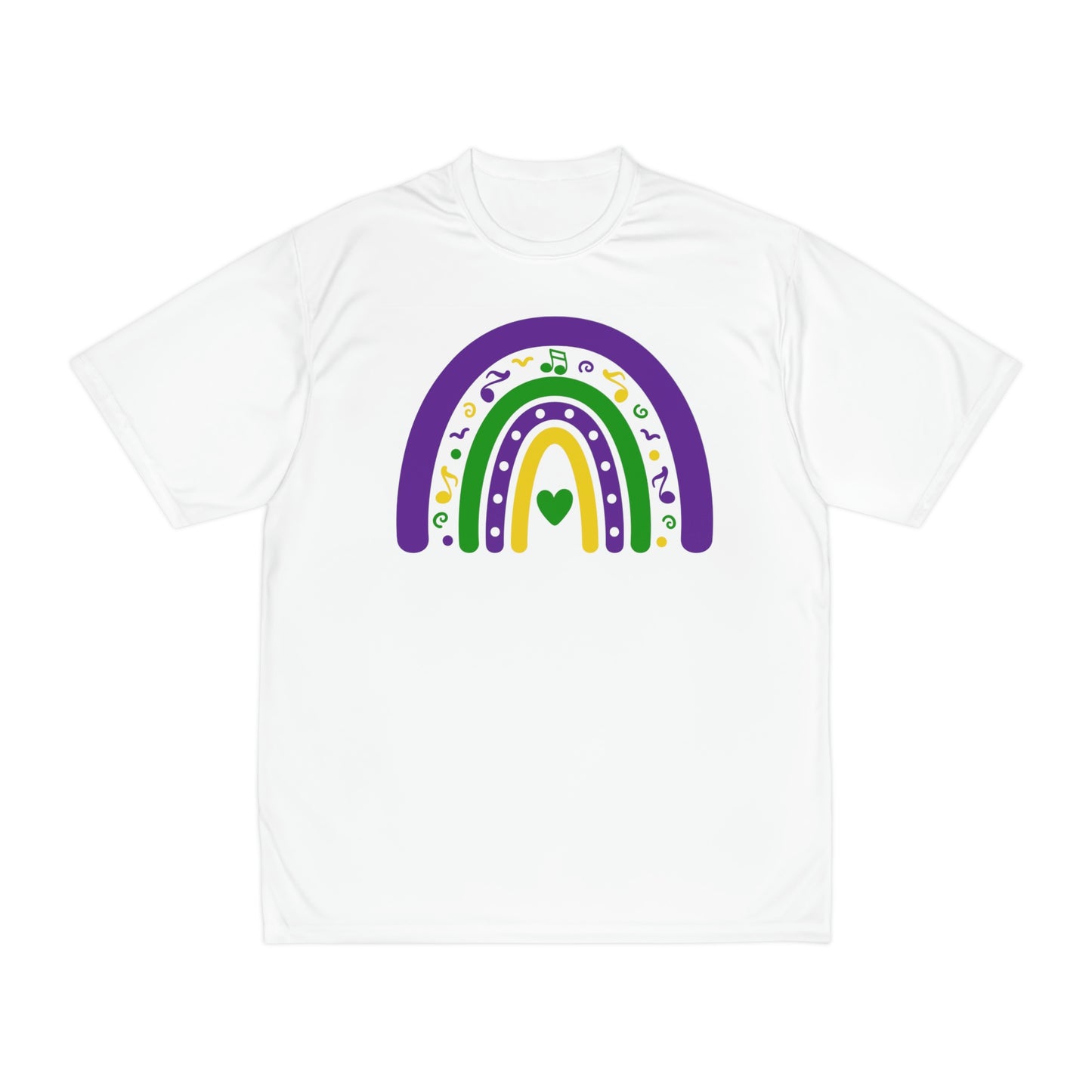 Mardi Gras Rainbow Men's Performance T-Shirt
