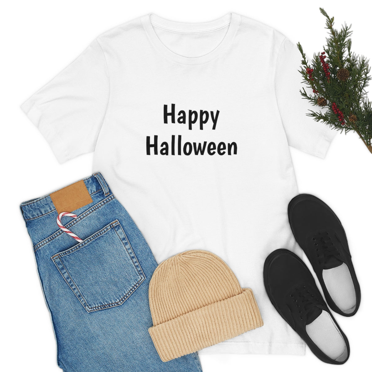 Happy Halloween- Unisex Jersey Short Sleeve Tee