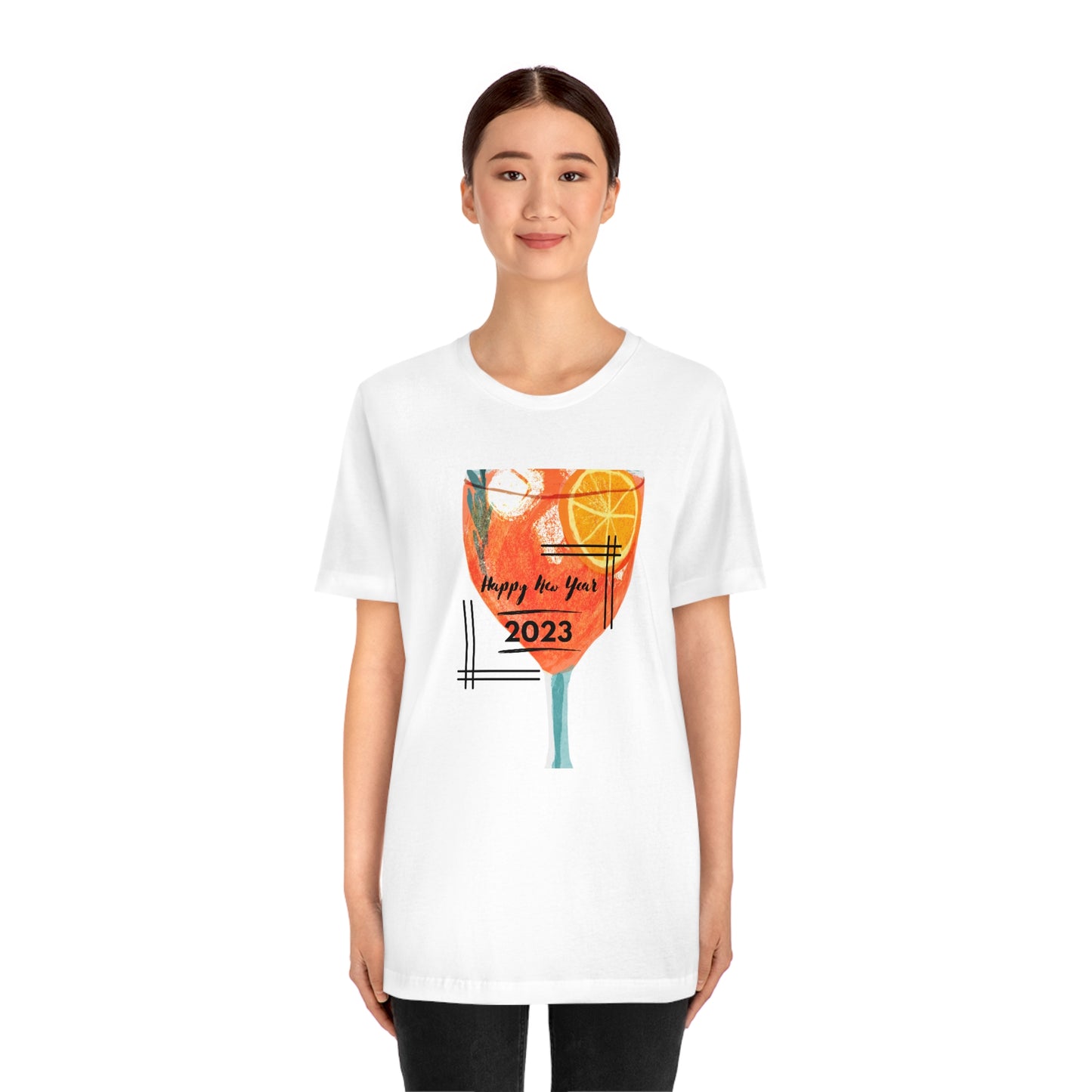 Aperol Spritz New Year-Unisex Jersey Short Sleeve Tee
