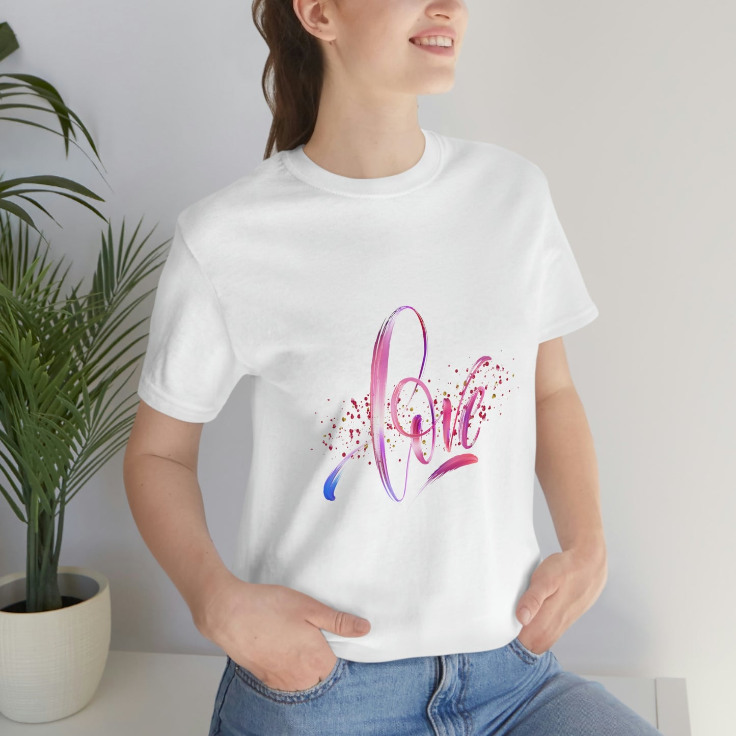 Ye it's LOVE! Unisex Jersey Short Sleeve Tee