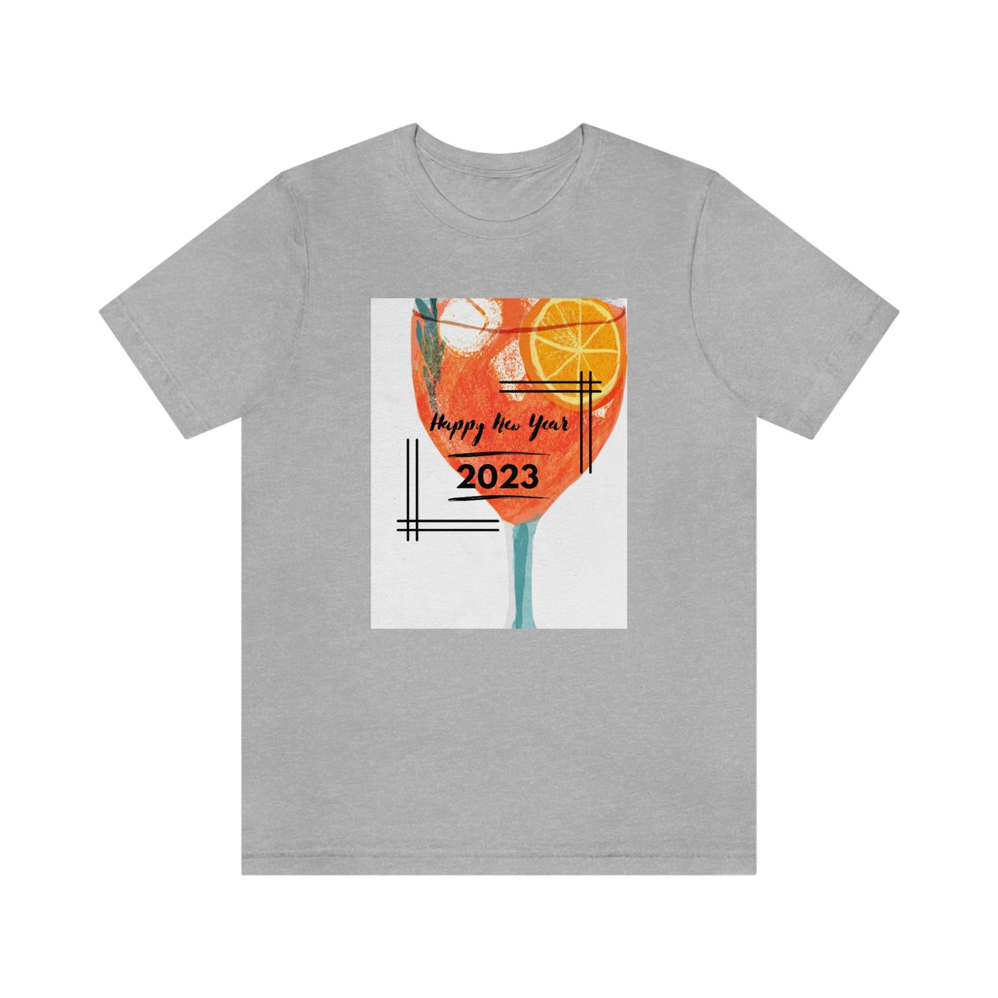 Aperol Spritz New Year-Unisex Jersey Short Sleeve Tee