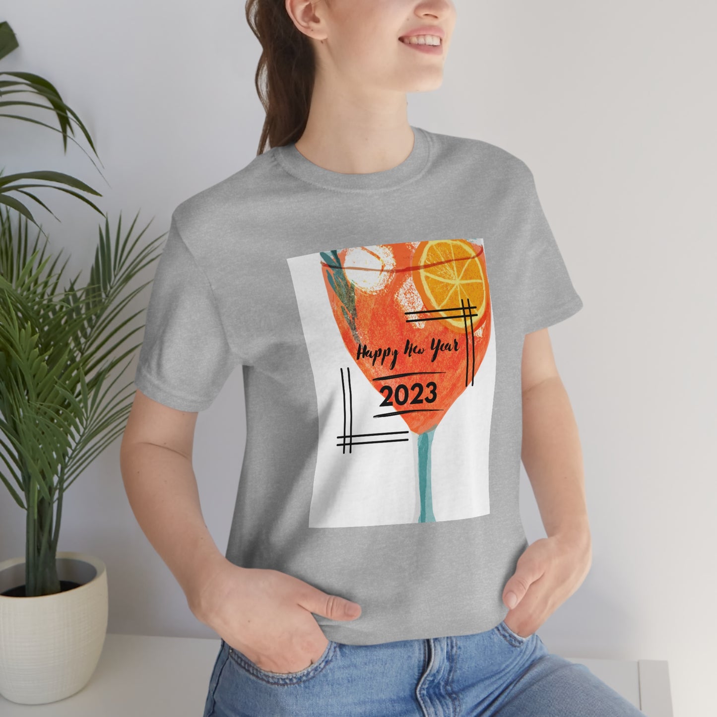 Aperol Spritz New Year-Unisex Jersey Short Sleeve Tee