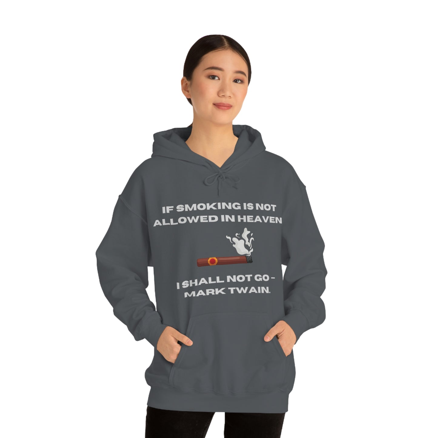 Smoking Cigar Hoodie Unisex Heavy Blend™ Hooded Sweatshirt