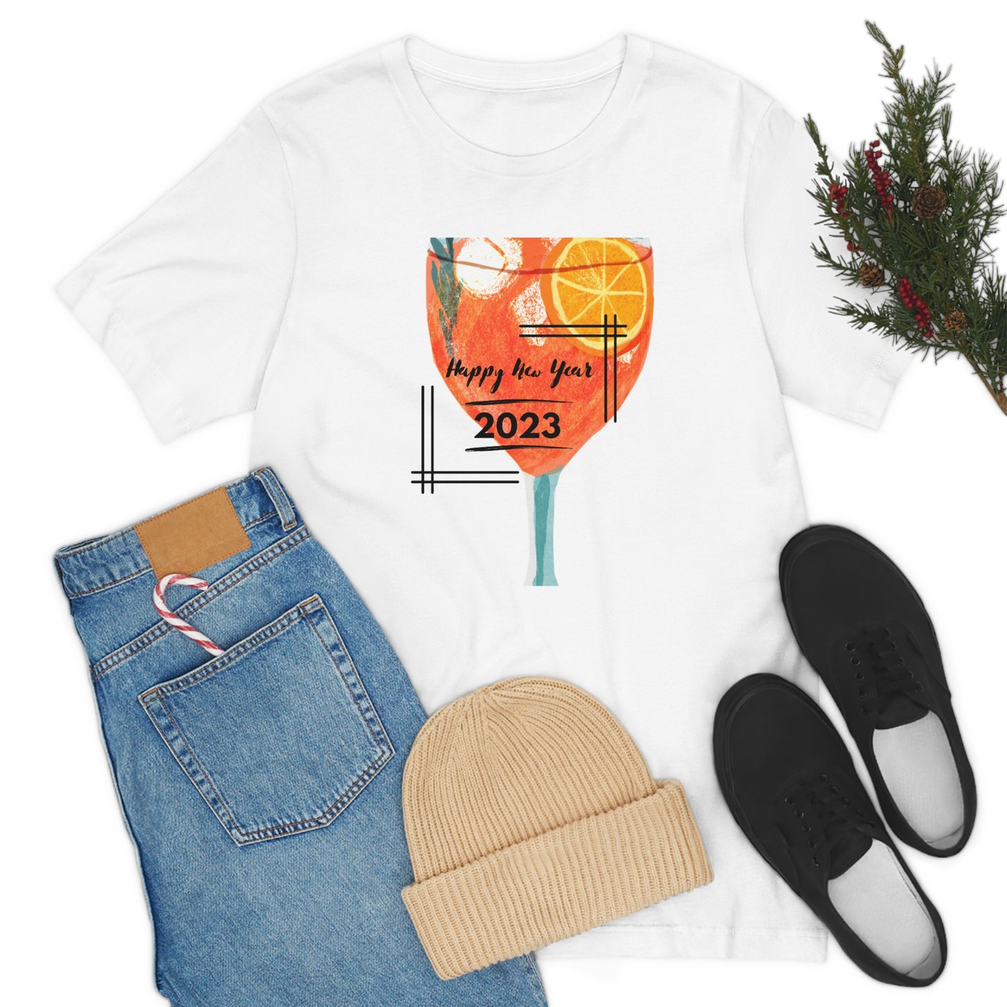 Aperol Spritz New Year-Unisex Jersey Short Sleeve Tee