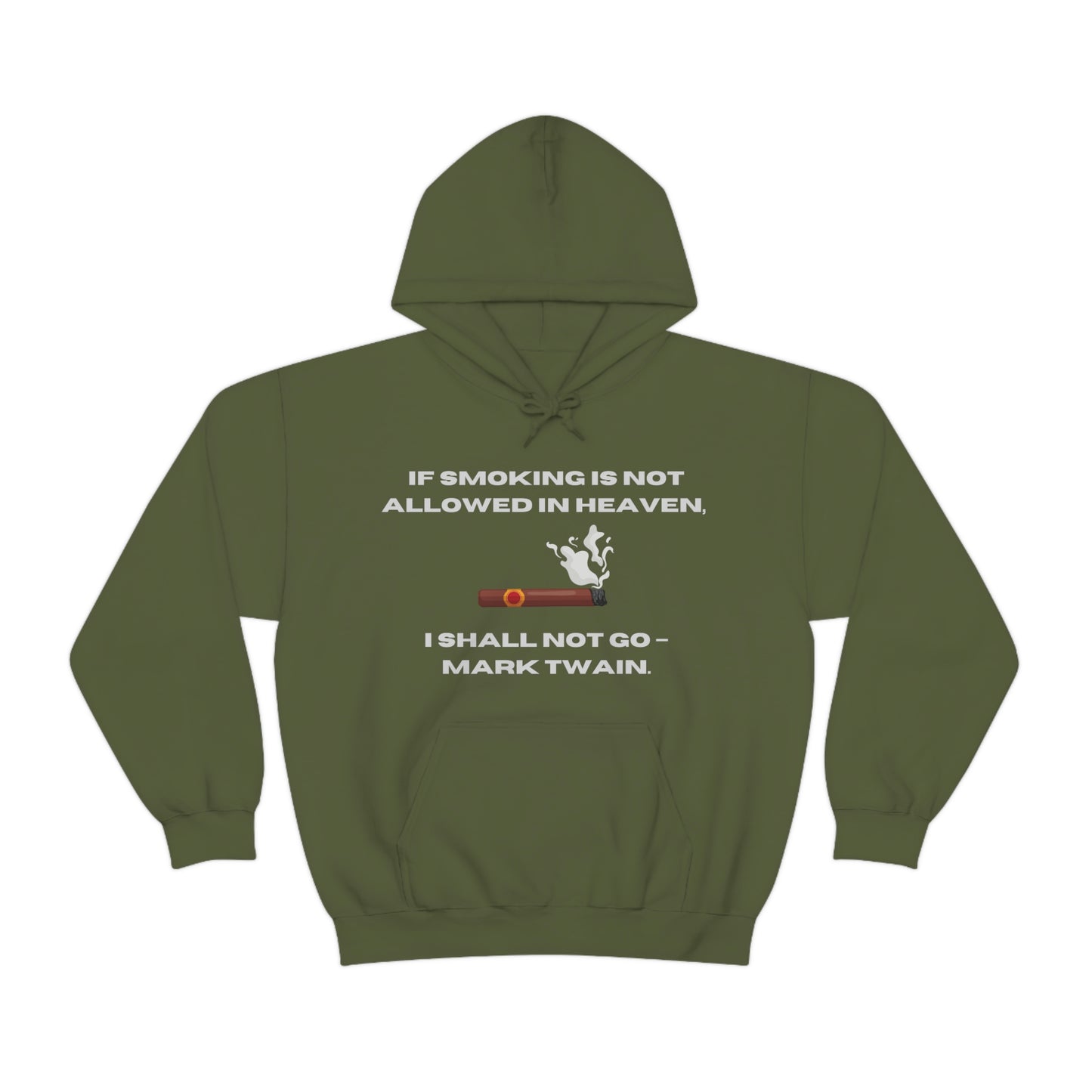 Smoking Cigar Hoodie Unisex Heavy Blend™ Hooded Sweatshirt