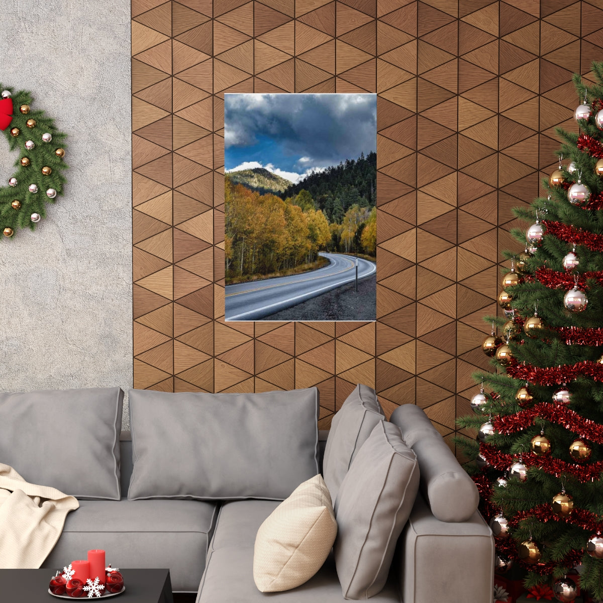 Cruising Hope Valley in Fall -Premium Matte Vertical Posters
