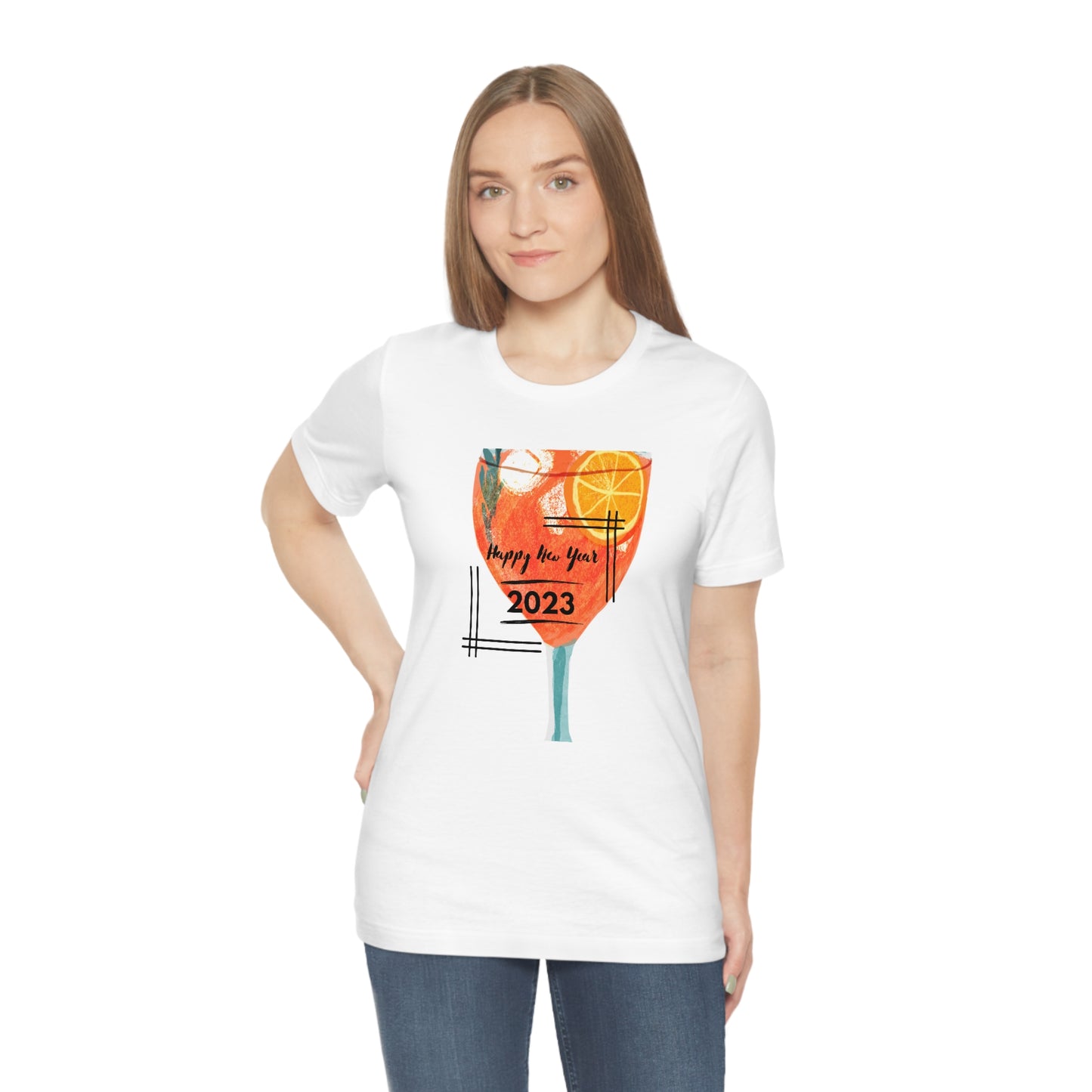 Aperol Spritz New Year-Unisex Jersey Short Sleeve Tee