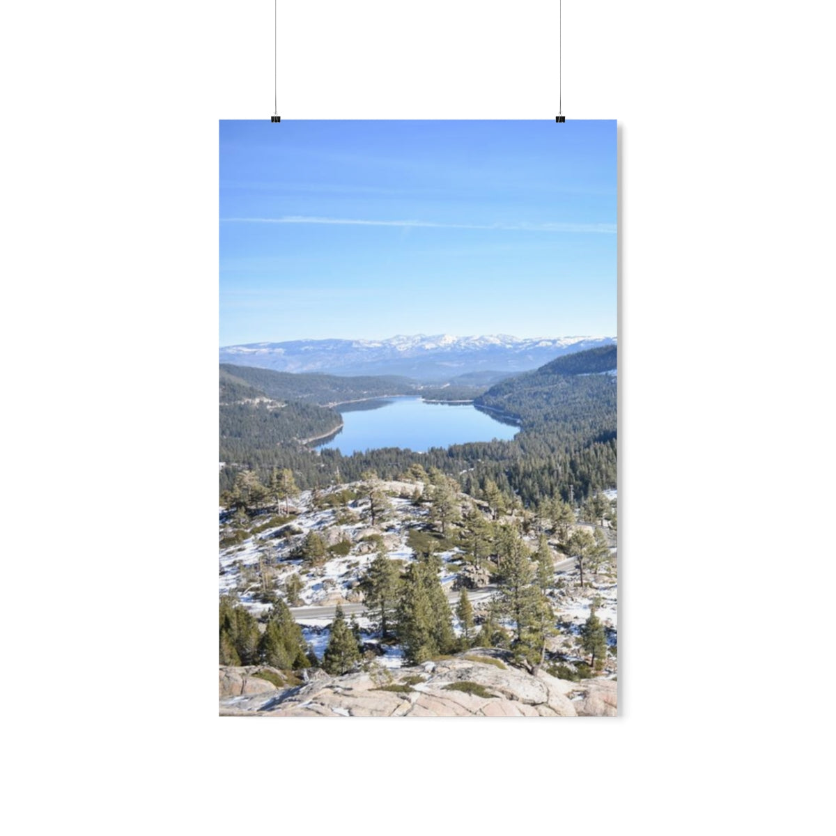 Donner Lake -Premium Matte Vertical Posters