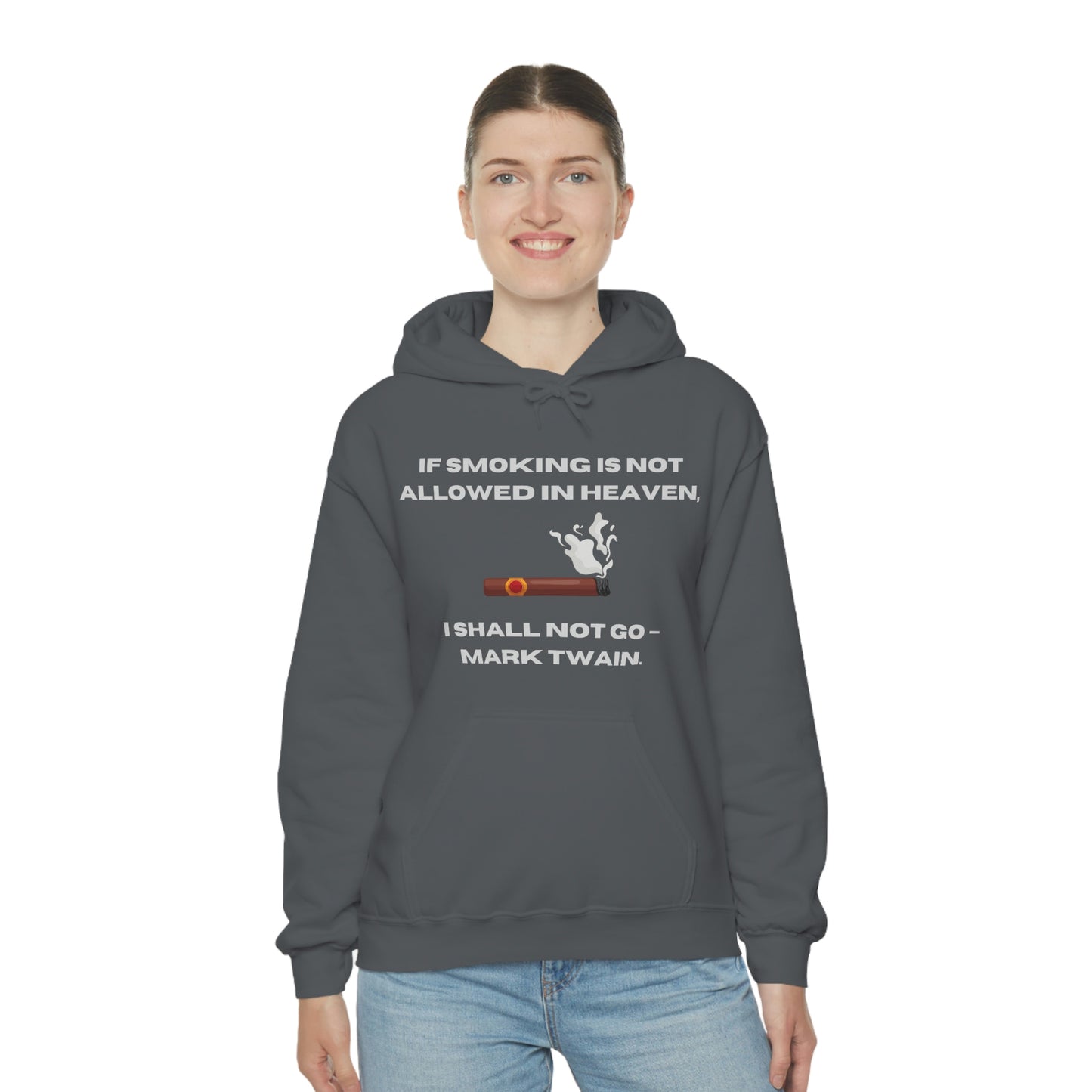 Smoking Cigar Hoodie Unisex Heavy Blend™ Hooded Sweatshirt