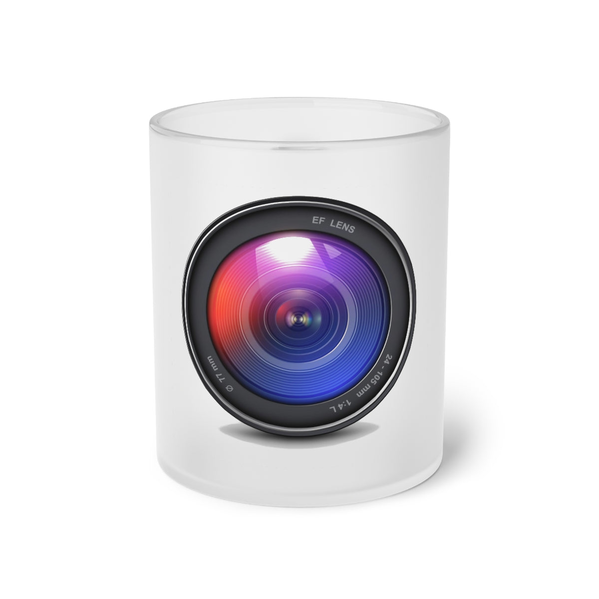 Lens- Frosted Glass Mug