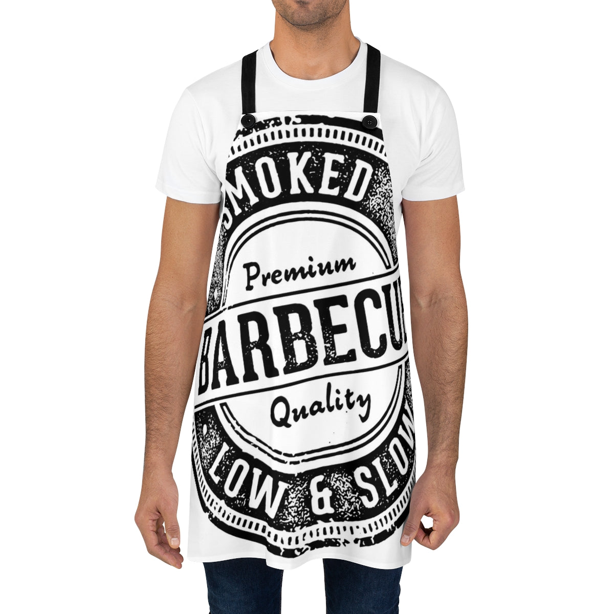 My Motto is "Low and Slow!" BBQ Apron