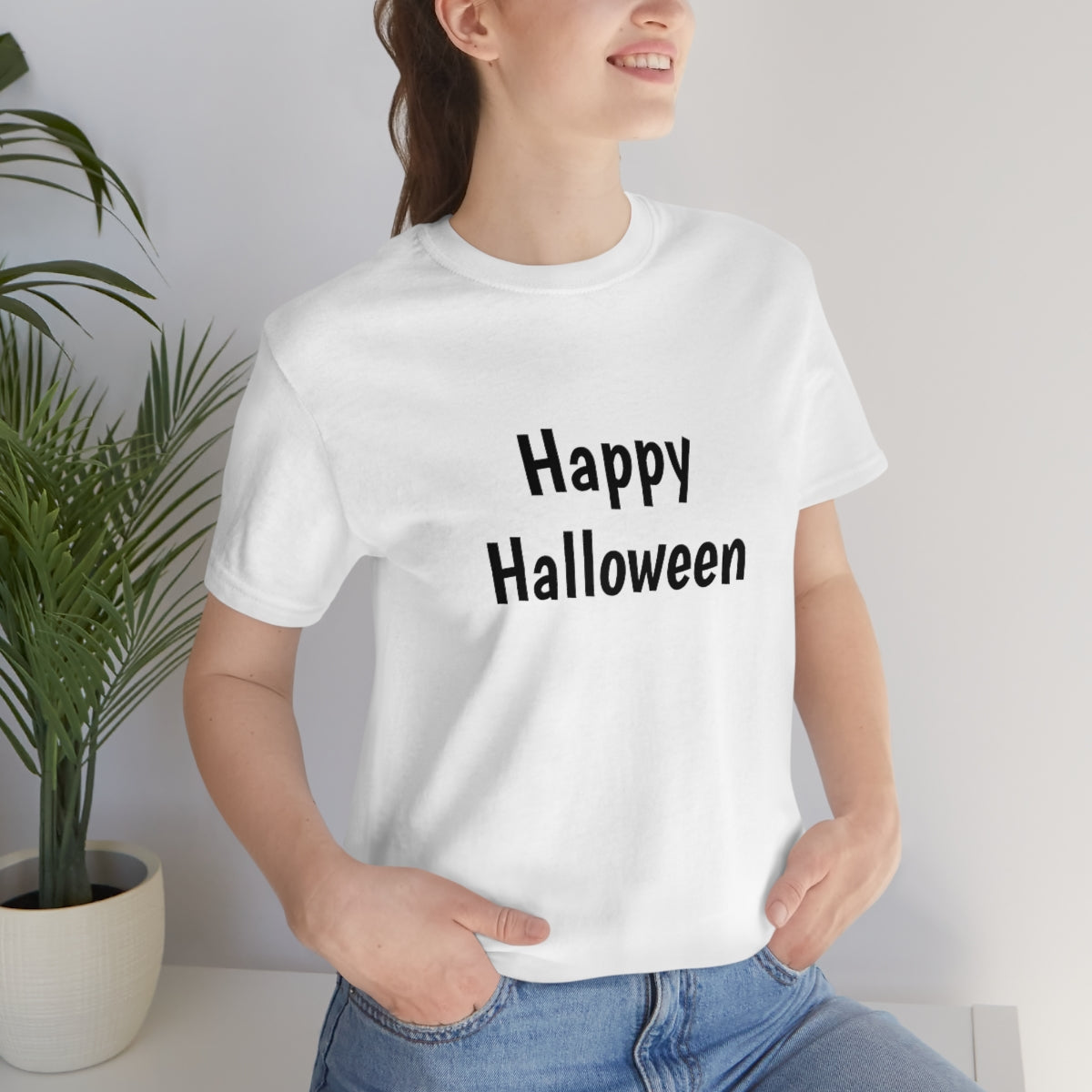 Happy Halloween- Unisex Jersey Short Sleeve Tee