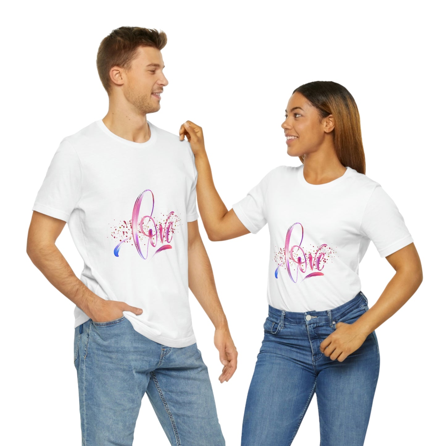 Ye it's LOVE! Unisex Jersey Short Sleeve Tee