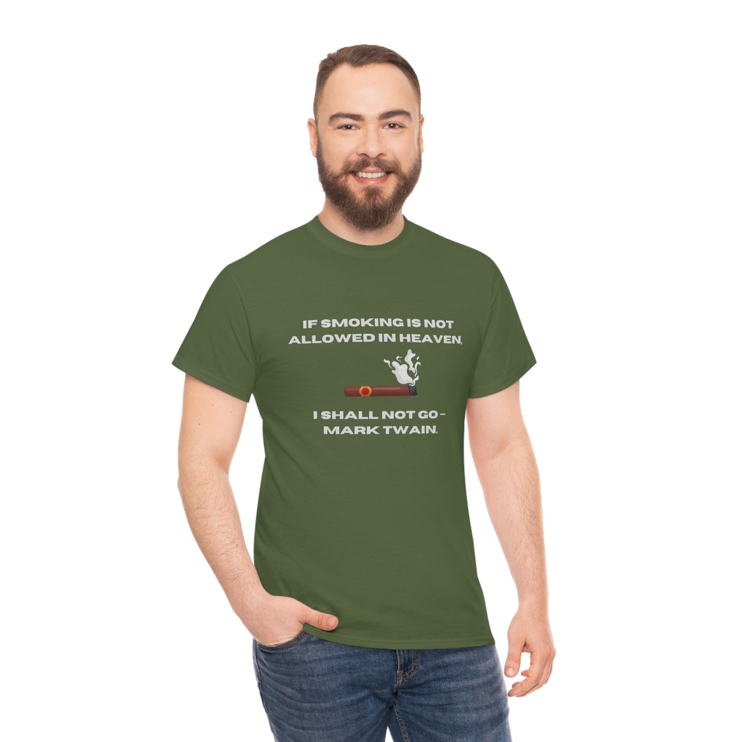 Smoking T-Shirt - Unisex Heavy Cotton Tee