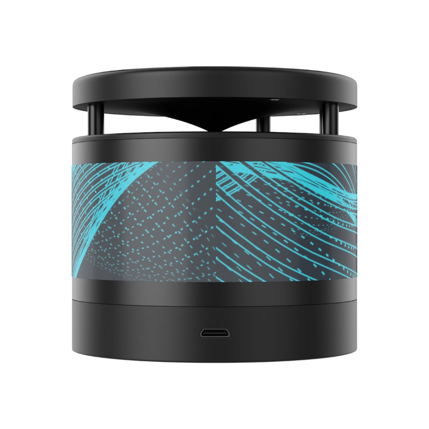 Sound wave Metal Bluetooth Speaker and Wireless Charging Pad