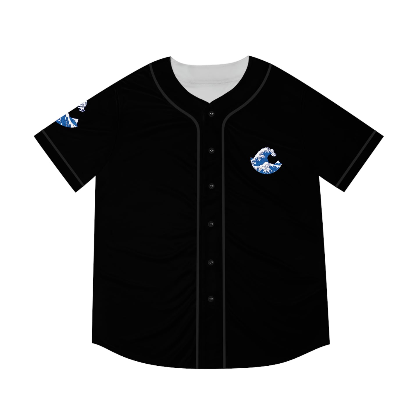 The Great White Surf -Men's Baseball Jersey (AOP)