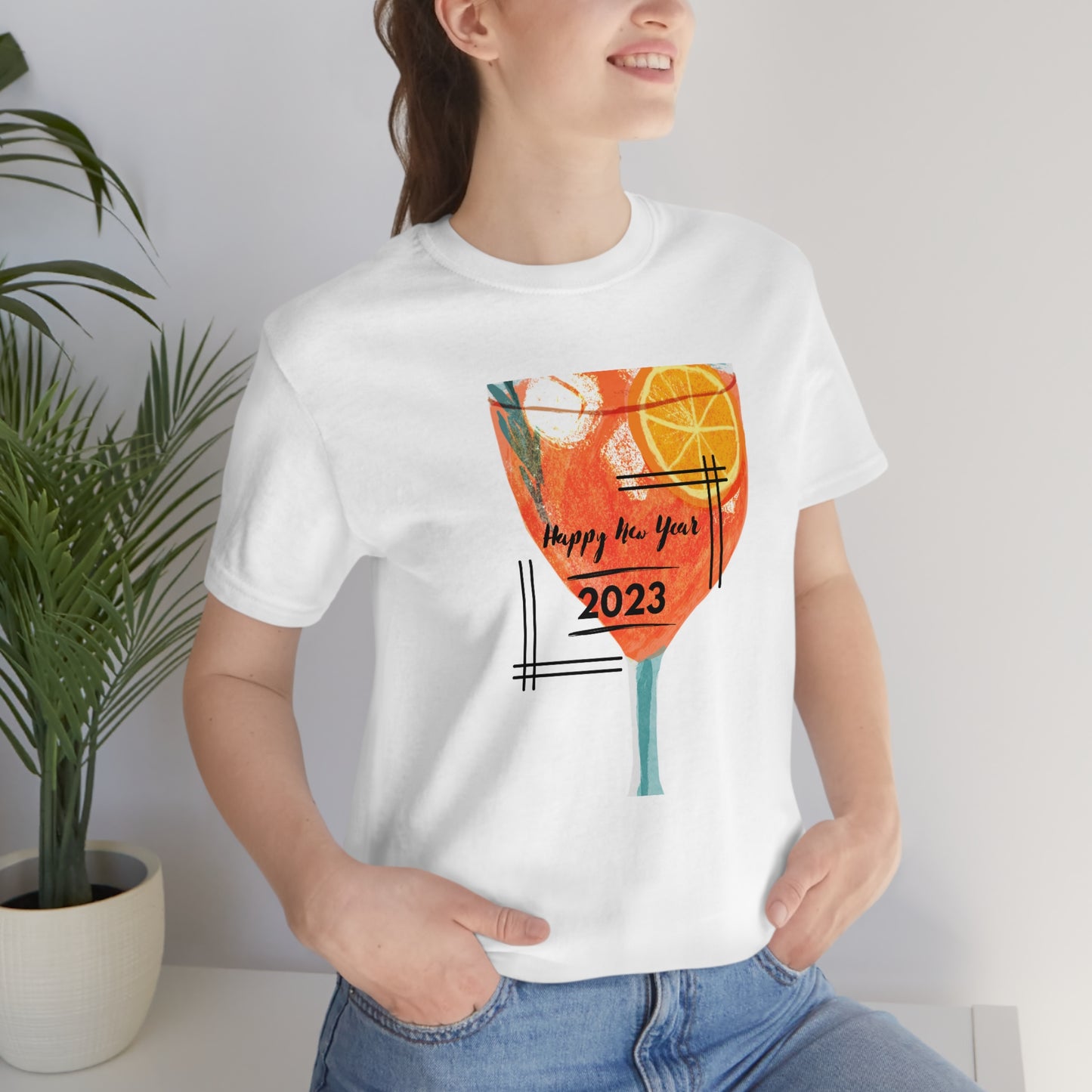 Aperol Spritz New Year-Unisex Jersey Short Sleeve Tee