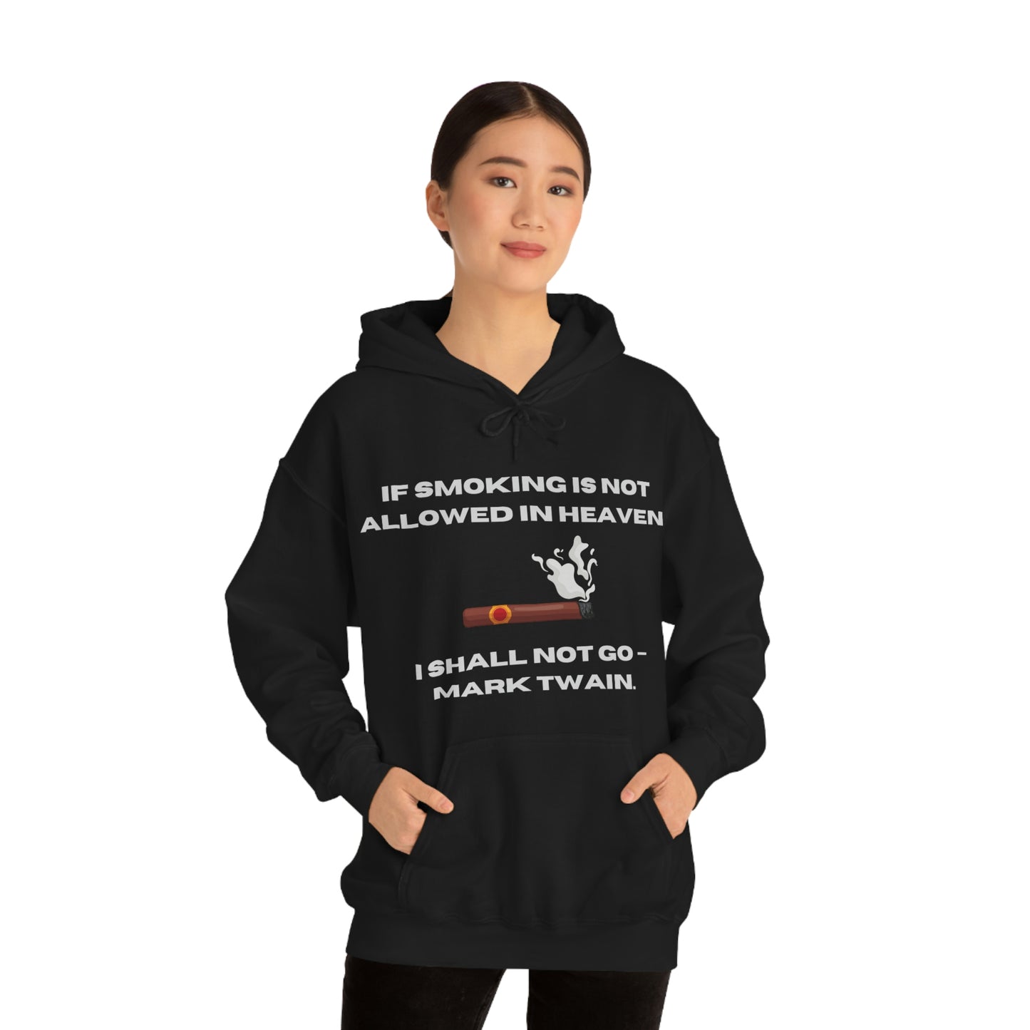 Smoking Cigar Hoodie Unisex Heavy Blend™ Hooded Sweatshirt