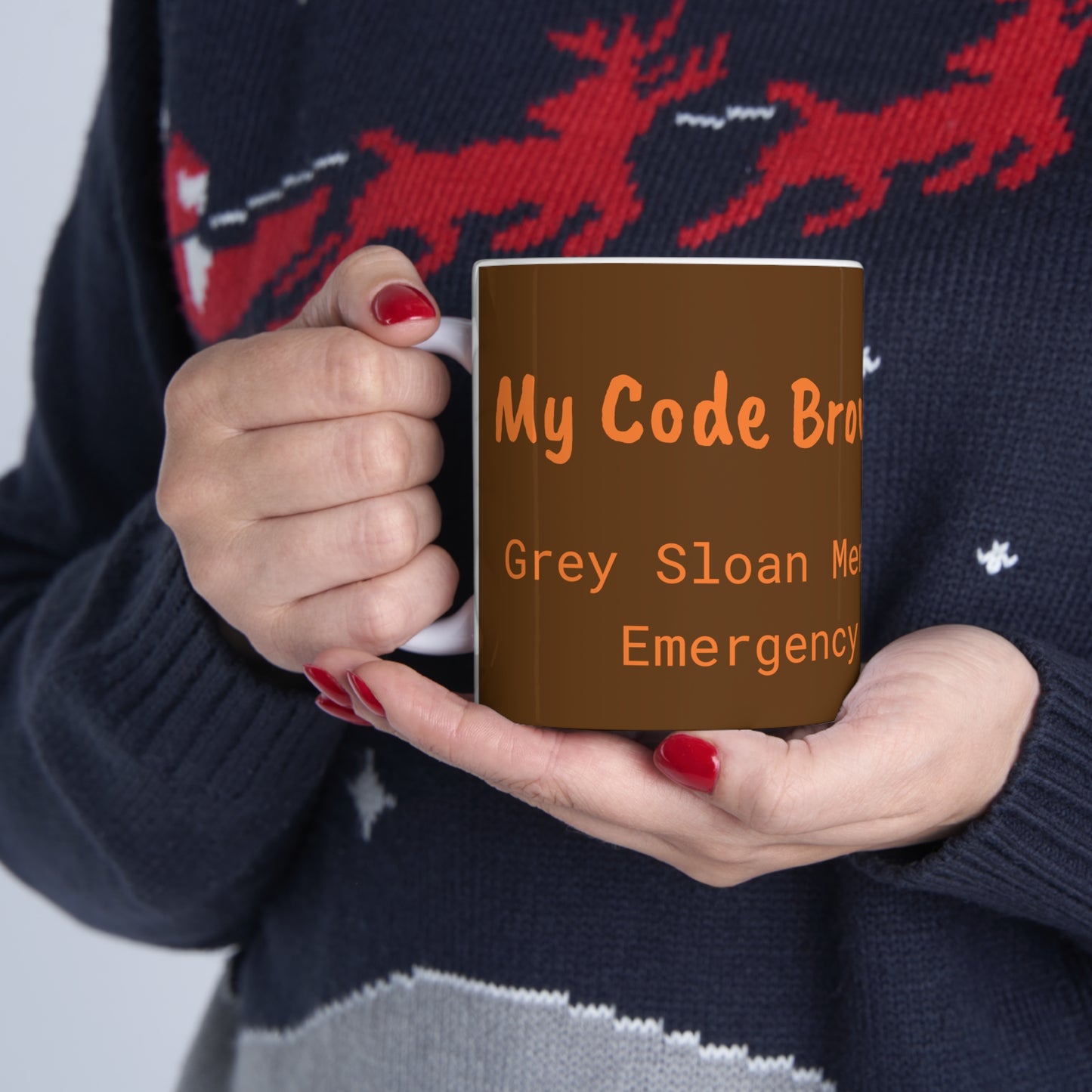 "Where is my Code Brown Coffee Mug" Ceramic Coffee Mug 11oz