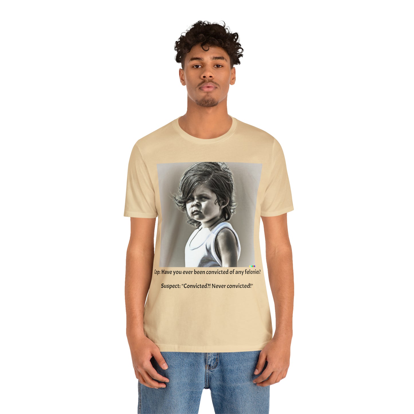 Cop Shirt- "Smart Alleck" Kid - Unisex Jersey Short Sleeve Tee