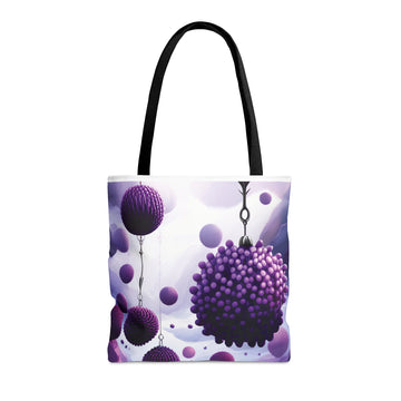 Purple Ball Tote Bag (AOP)
