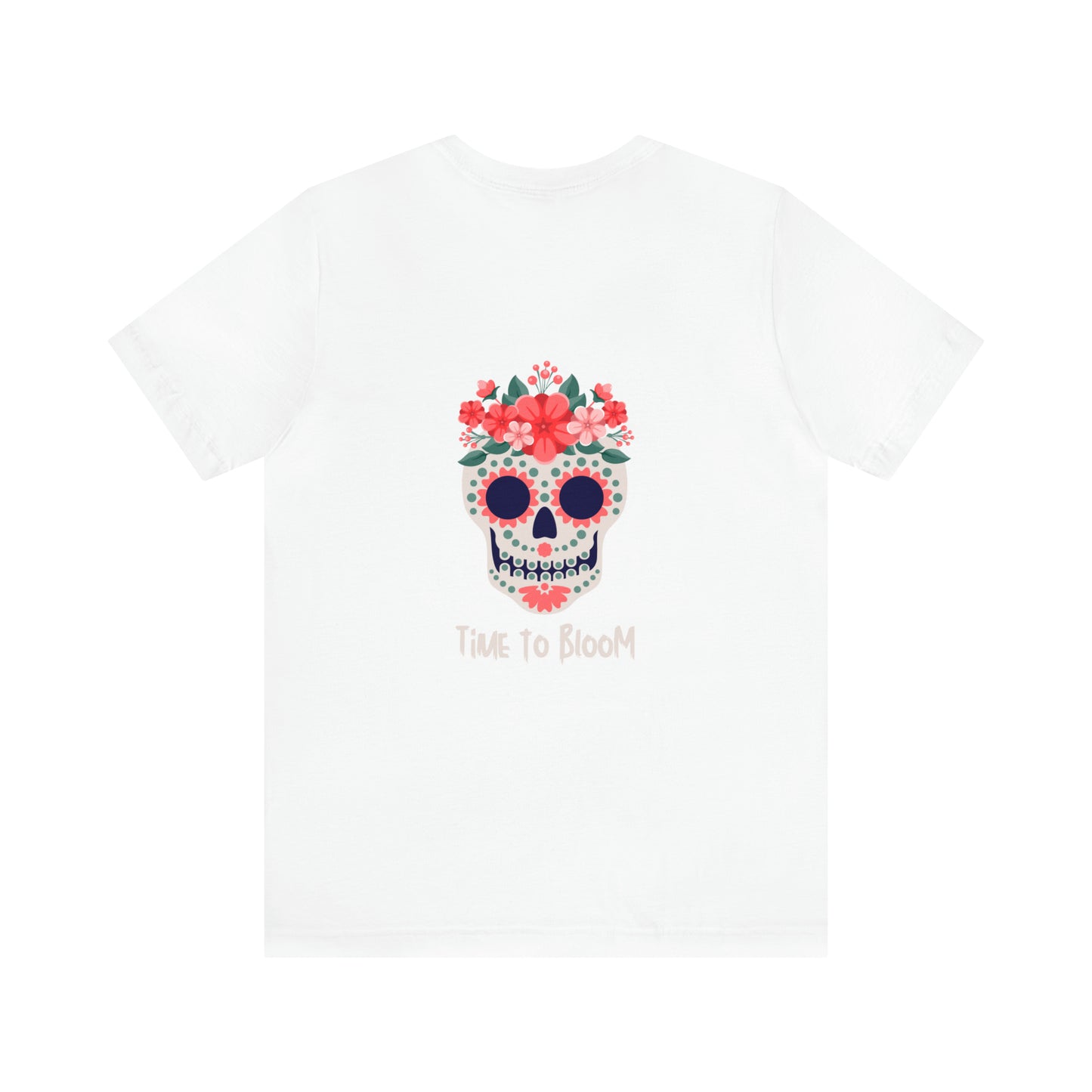 Dia De Muertos "Time to Bloom"- Unisex Jersey Short Sleeve Tee