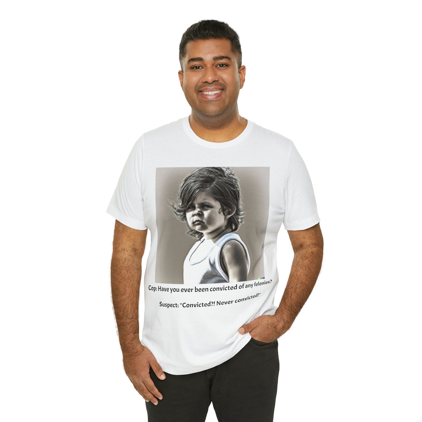 Cop Shirt- "Smart Alleck" Kid - Unisex Jersey Short Sleeve Tee