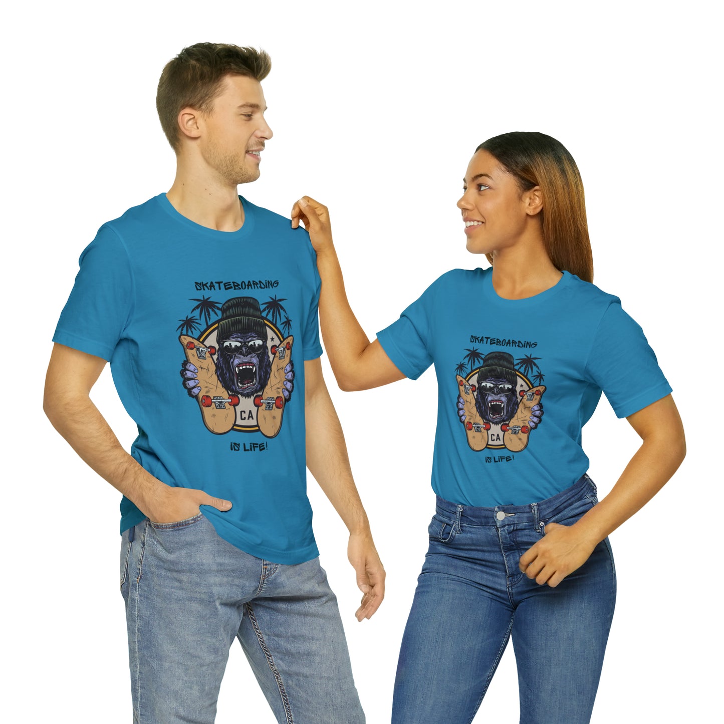 Skateboarding is Life! Unisex Jersey Skateboarding Short Sleeve Tee