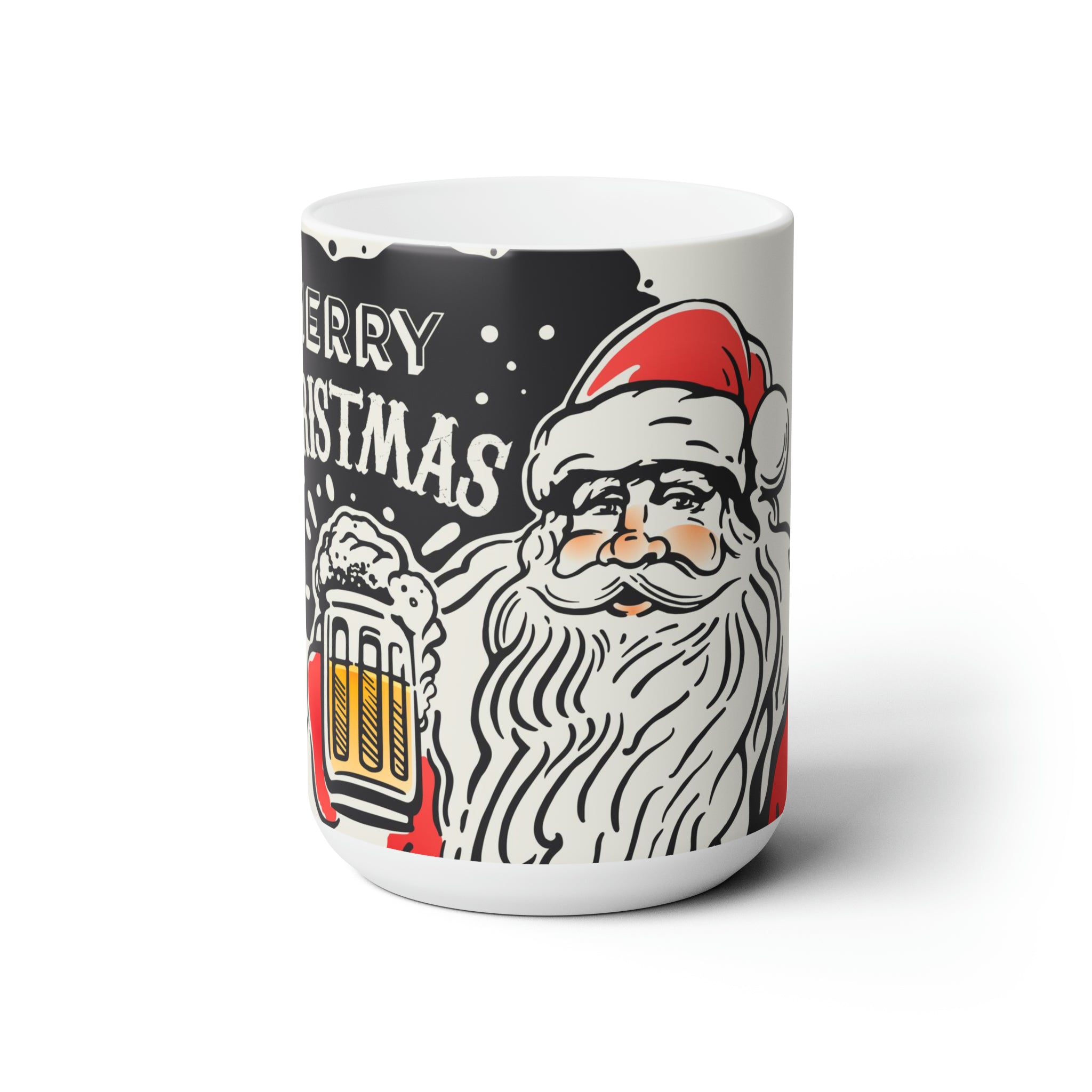 Santa Cheers- Ceramic Mug 15oz