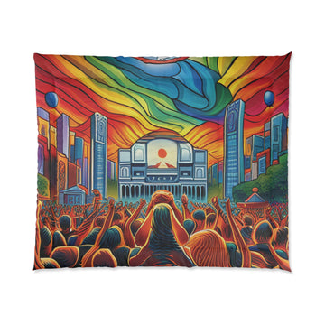 Colorful Concert Design - Comforter