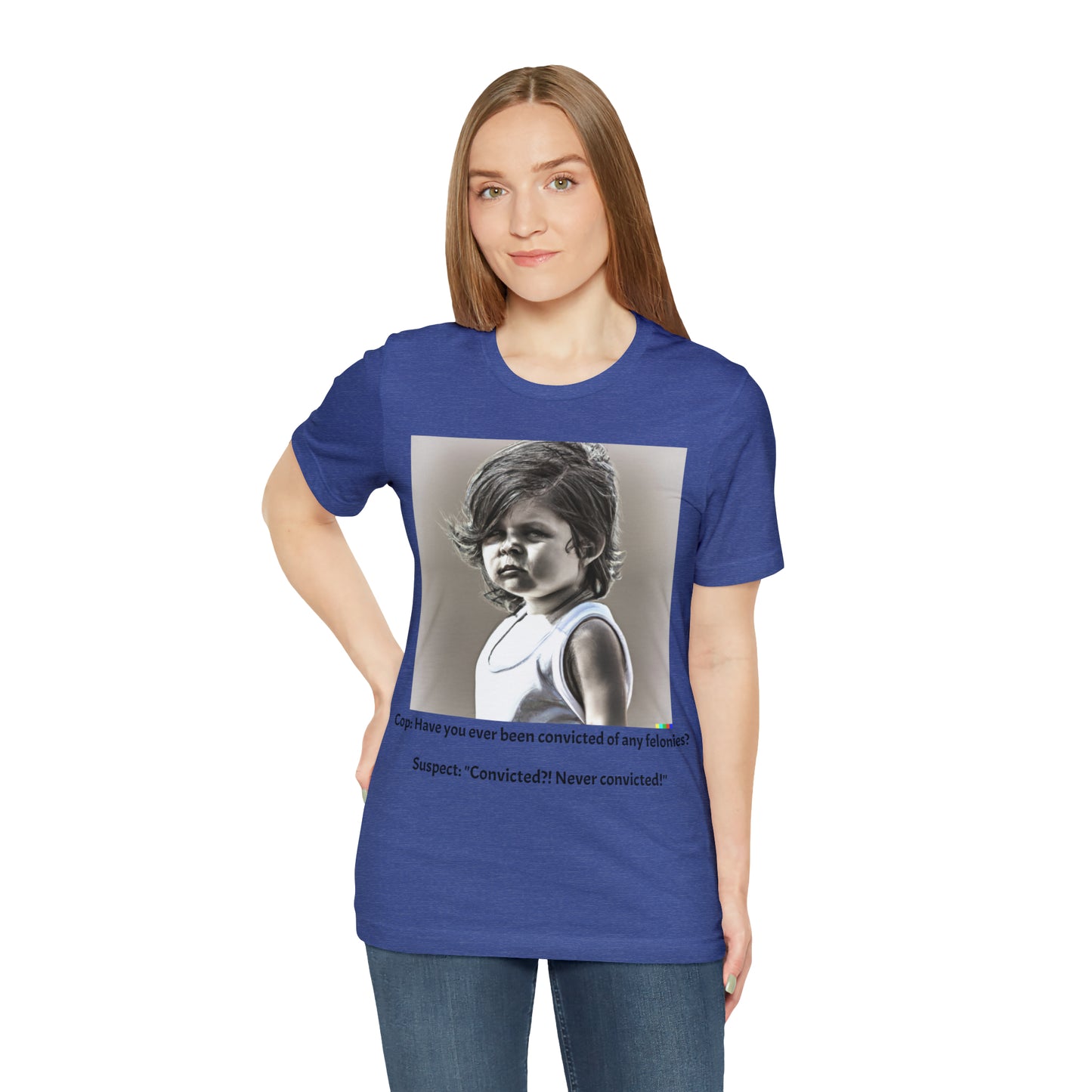 Cop Shirt- "Smart Alleck" Kid - Unisex Jersey Short Sleeve Tee