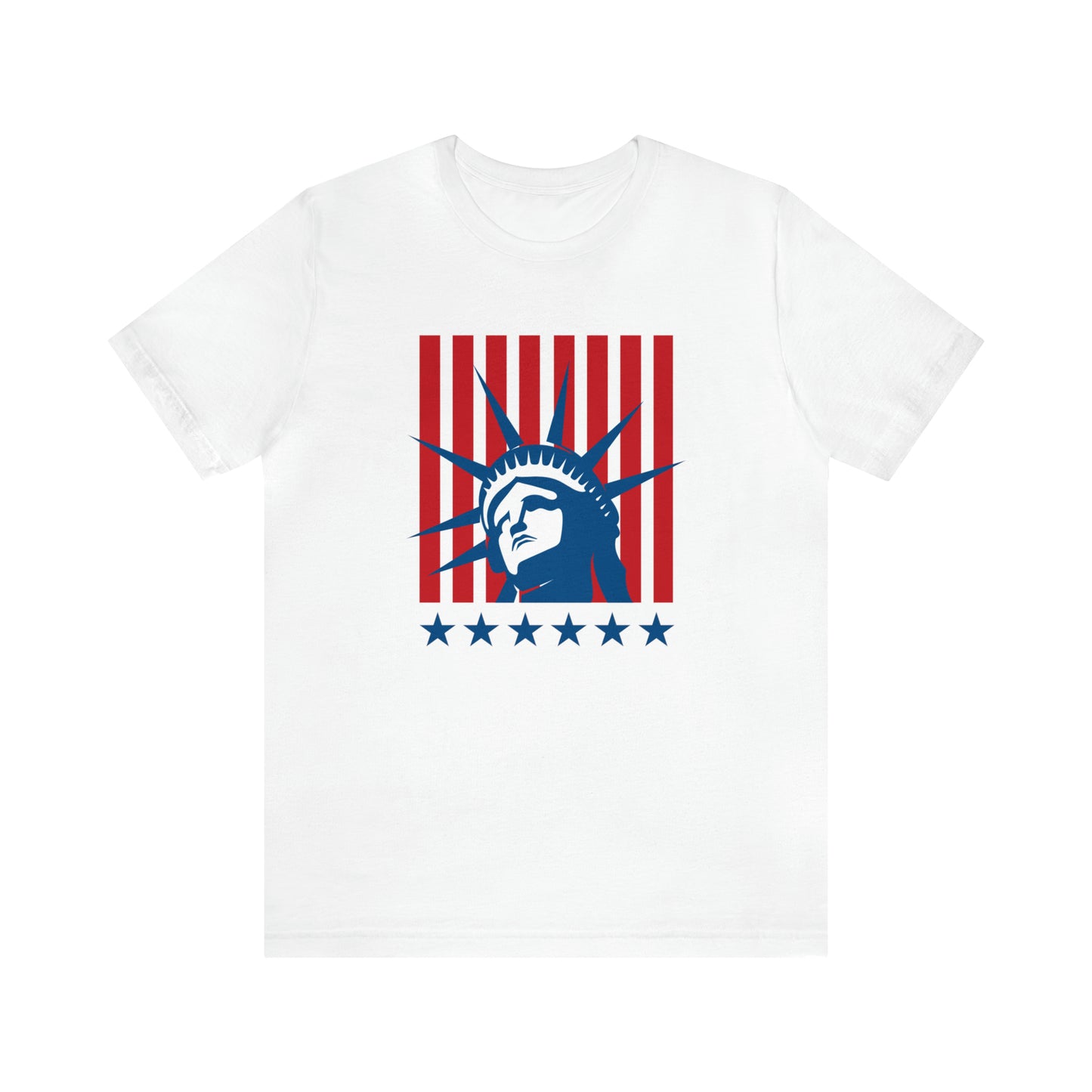 Head of the Statue of Liberty -Unisex Jersey Short Sleeve Tee