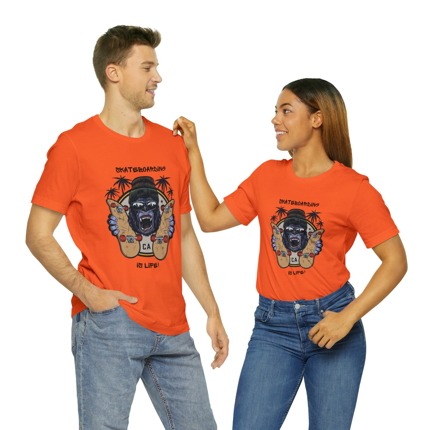 Skateboarding is Life! Unisex Jersey Skateboarding Short Sleeve Tee
