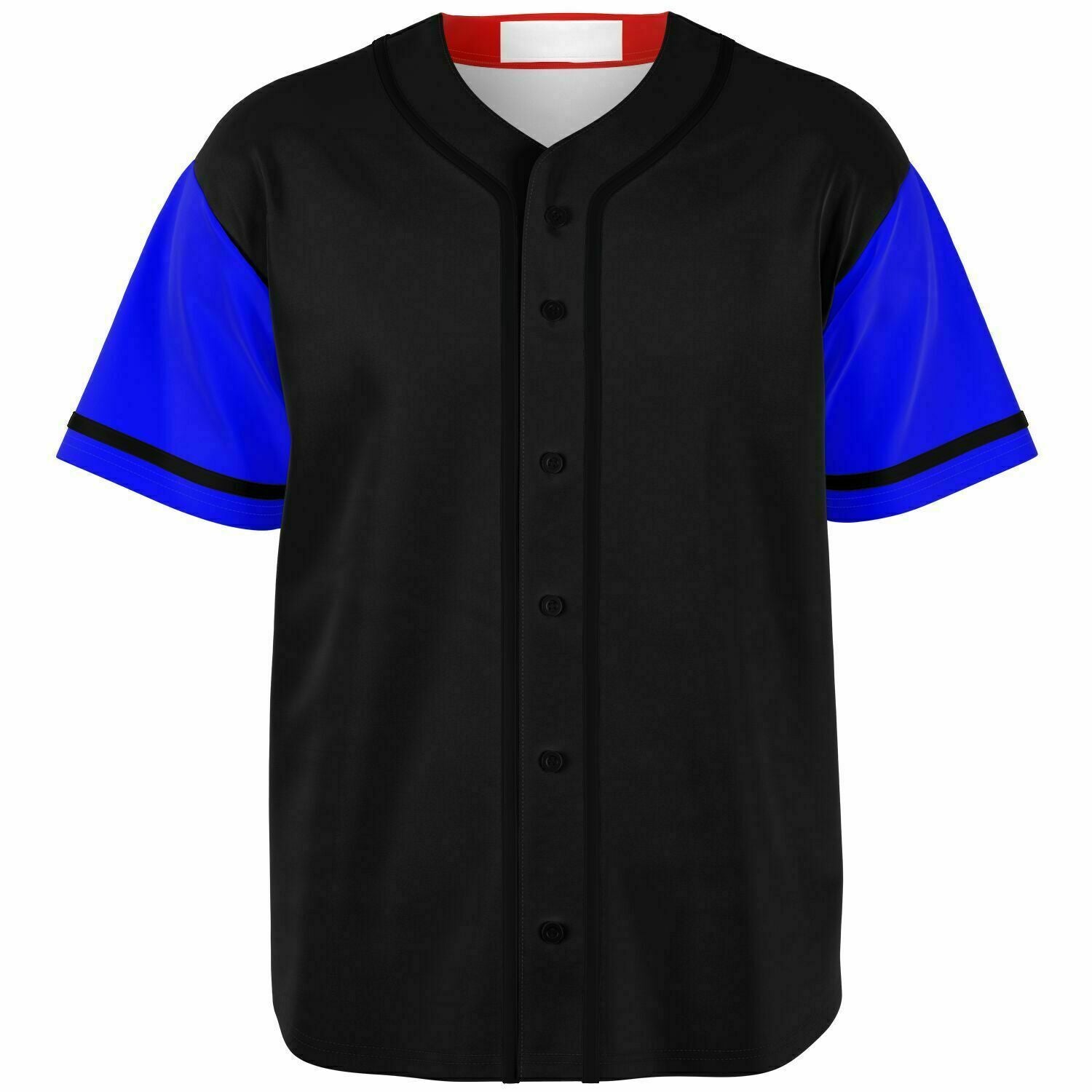Black and Blue Baseball Jersey - AOP