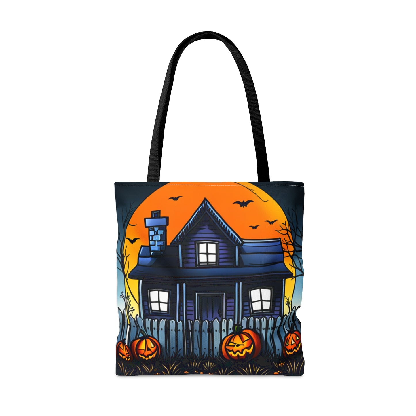 Halloween Haunted House Tote Bag (AOP)