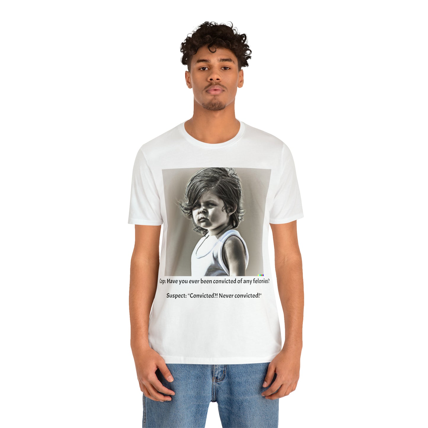 Cop Shirt- "Smart Alleck" Kid - Unisex Jersey Short Sleeve Tee
