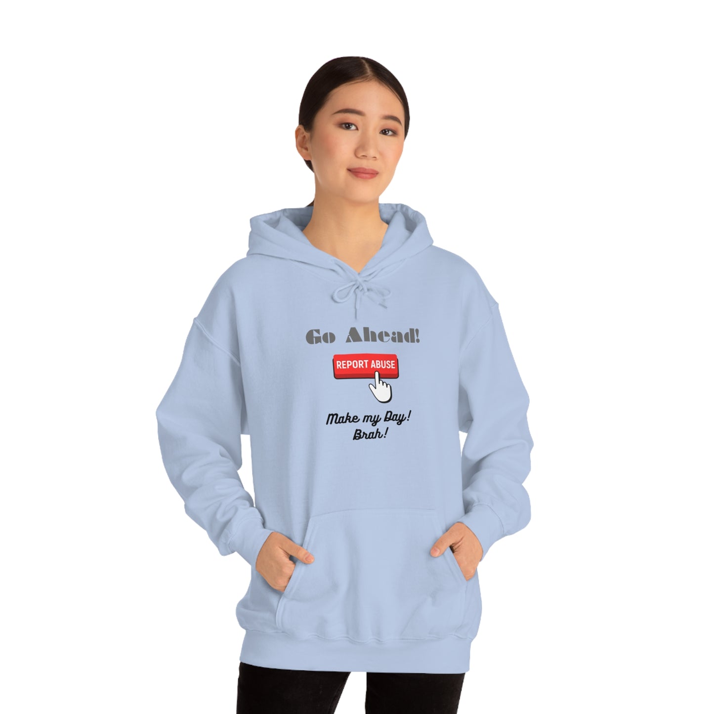 The Report Abuse Hoodie Unisex Heavy Blend™ Hooded Sweatshirt