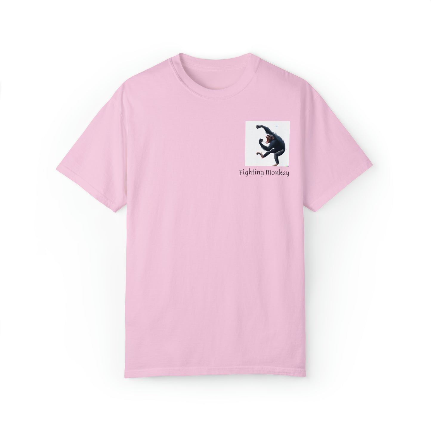 Fighting Monkey- Unisex Garment-Dyed T-shirt
