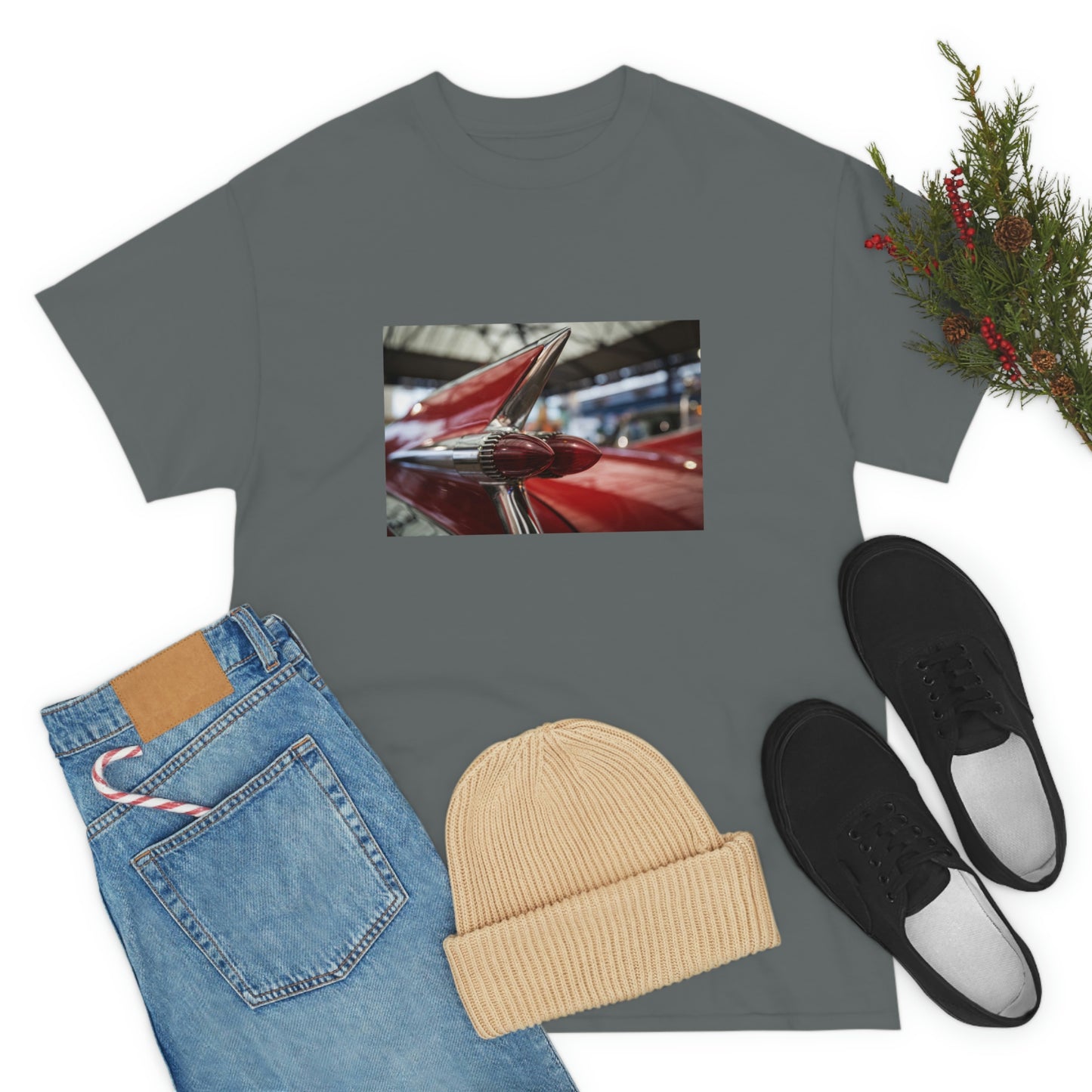 Cadillac-Unisex Heavy Cotton Tee