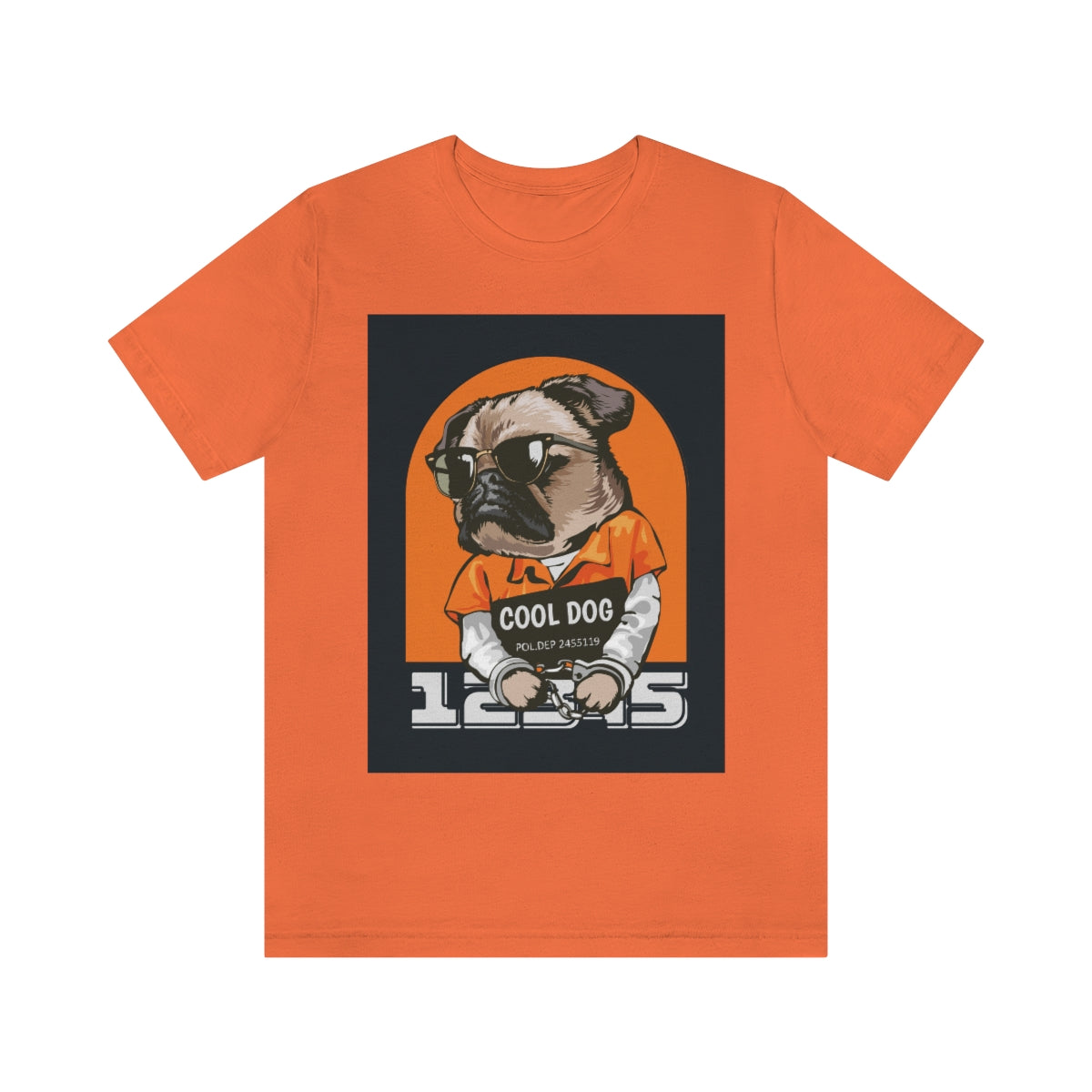 Cool Dude Dog- Unisex Jersey Short Sleeve Tee