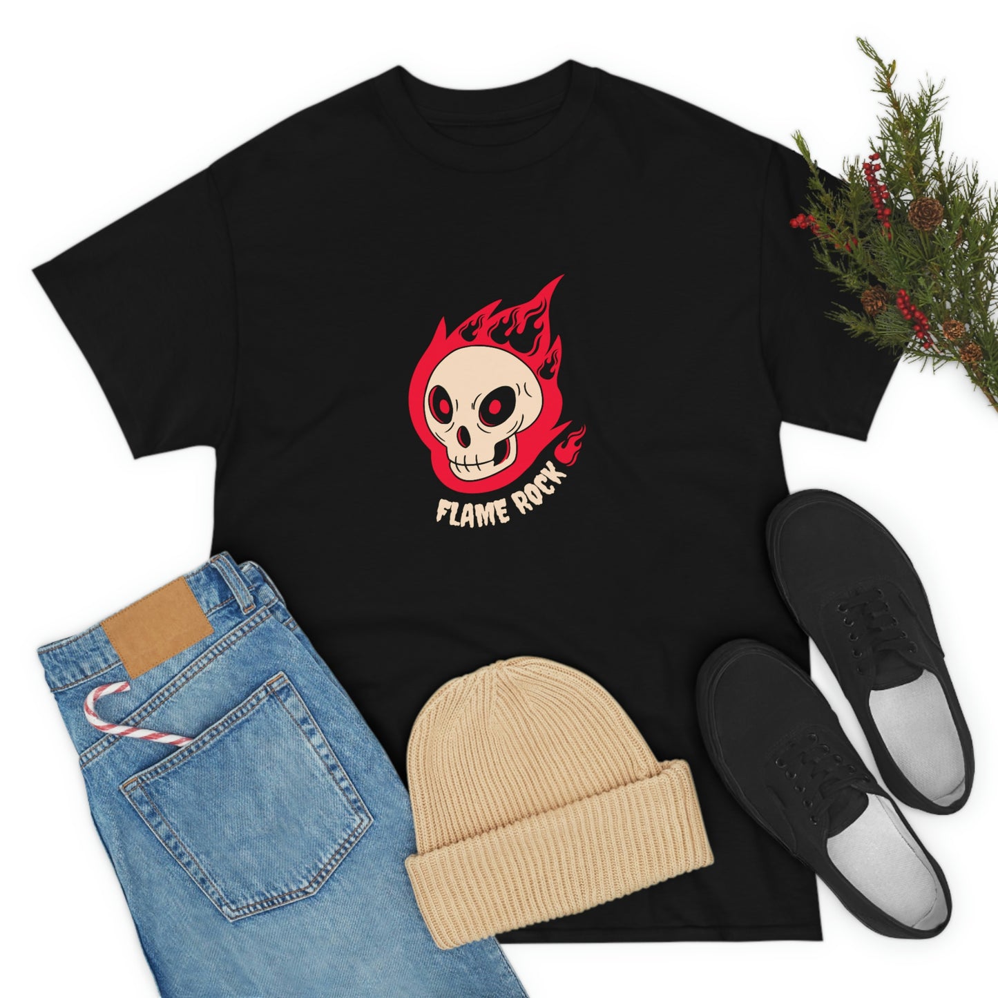 Flame Rock-Unisex Heavy Cotton Tee