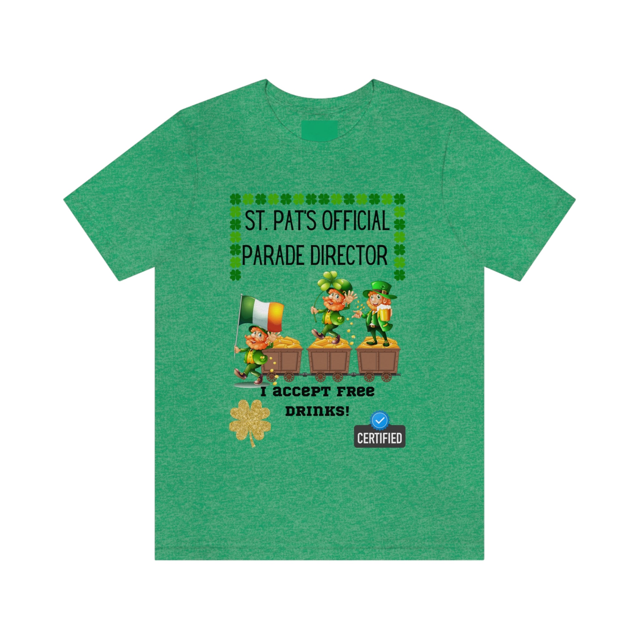 Saints Patrick's Day Parade Director Tee-Unisex Jersey Short Sleeve Tee