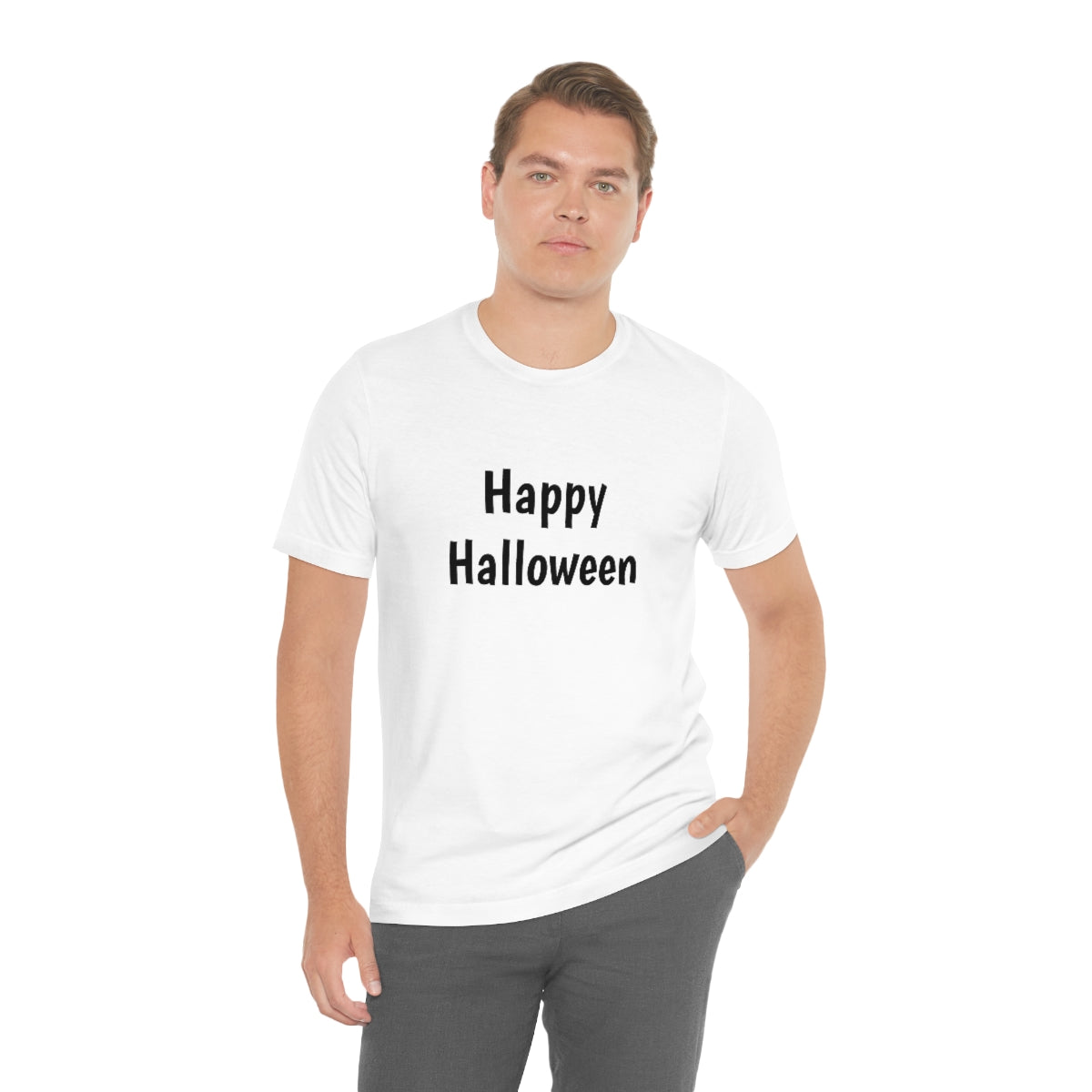Happy Halloween- Unisex Jersey Short Sleeve Tee