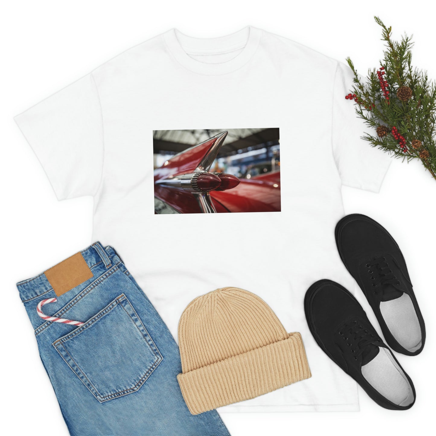 Cadillac-Unisex Heavy Cotton Tee