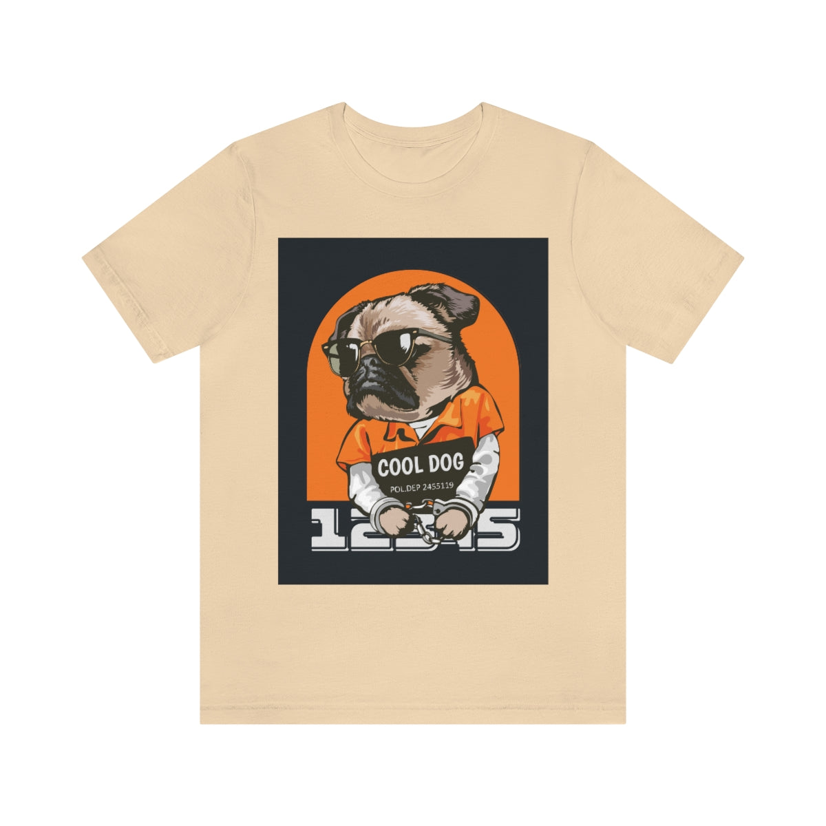 Cool Dude Dog- Unisex Jersey Short Sleeve Tee