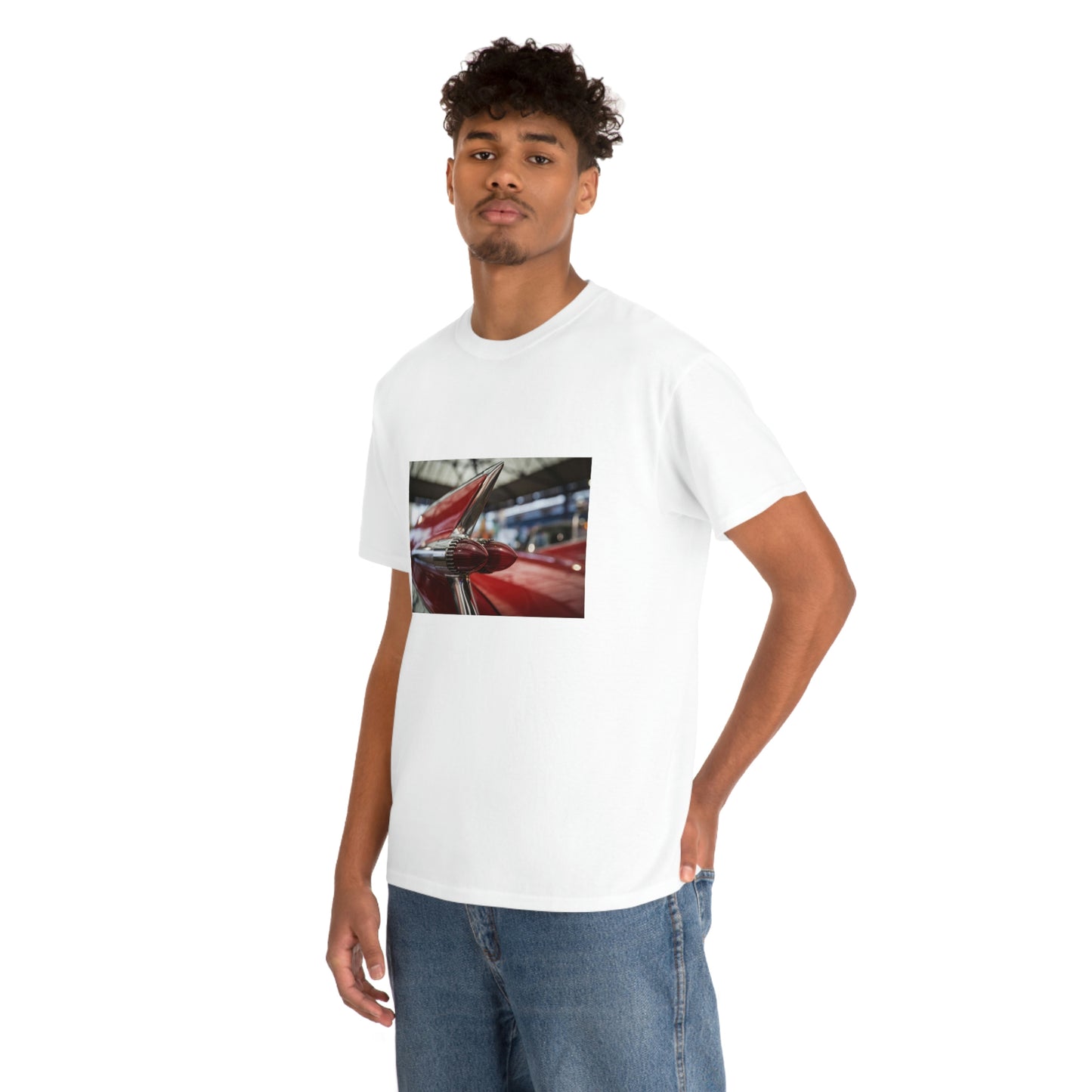 Cadillac-Unisex Heavy Cotton Tee